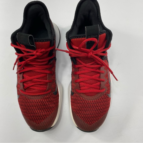 NIKE LEBRON WITNESS 4 Men’s 8.5 Basketball Shoes Red Black Athletic Sneakers - Picture 6 of 15